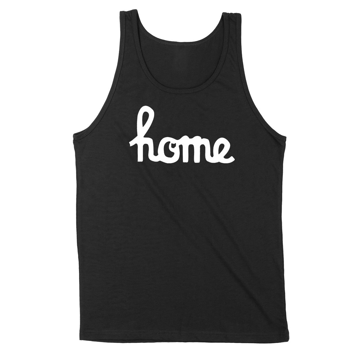 Home Ohio Script White Men's Unisex Tank - Clothe Ohio - Soft Ohio Shirts