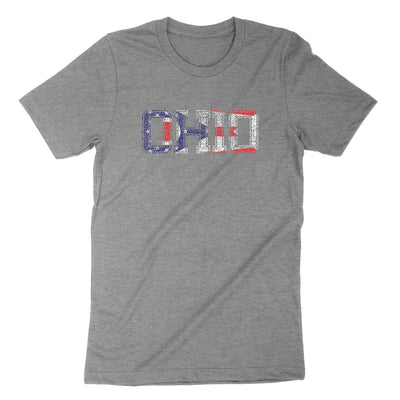 Ohio State Flag Print Youth T-Shirt - Clothe Ohio - Soft Ohio Shirts