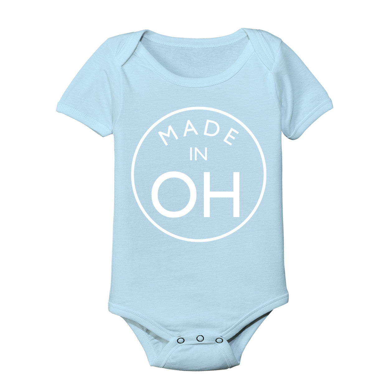 Baby Made In Oh Baby One Piece - Clothe Ohio - Soft Ohio Shirts