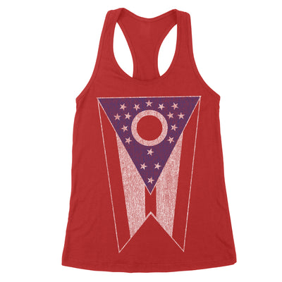 Ohio State Flag Big Women's Tank - Clothe Ohio - Soft Ohio Shirts