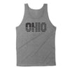 Ohio Stars And Stripes Black Men's Unisex Tank - Clothe Ohio - Soft Ohio Shirts