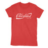 Retro Cleveland Drink Women's T-Shirt - Clothe Ohio - Soft Ohio Shirts