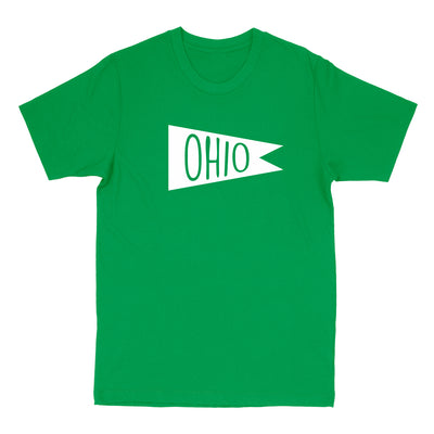 Retro Ohio white Flag Youth T-Shirt - Clothe Ohio - Soft Ohio Shirts