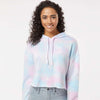 Tie Die Crop - Circle Ohio Women's Cropped Hoodie