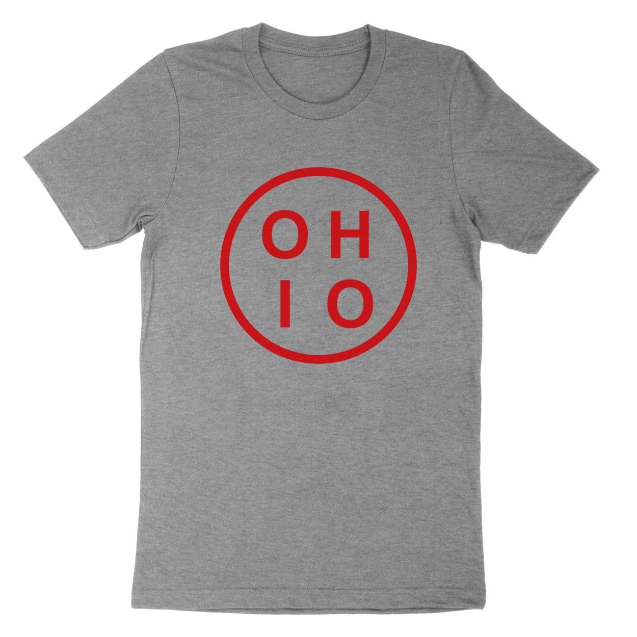 Ohio Circle Red Youth T-Shirt - Clothe Ohio - Soft Ohio Shirts