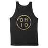 Ohio Circle Gold Men's Unisex Tank - Clothe Ohio - Soft Ohio Shirts