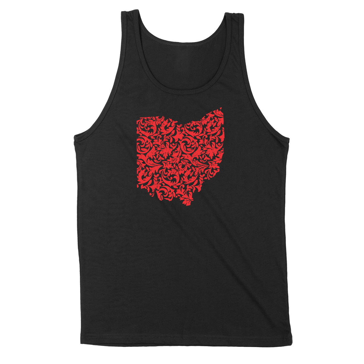 Ohio Leaves Men's Unisex Tank - Clothe Ohio - Soft Ohio Shirts