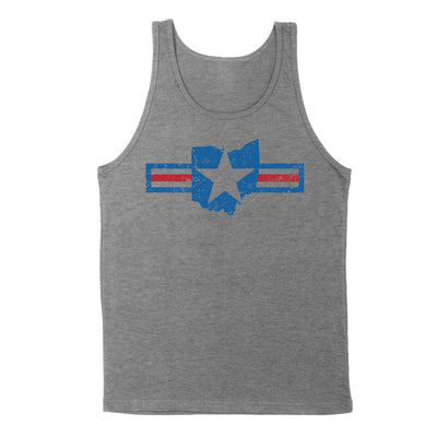 Ohio Vintage Air Force Men's Unisex Tank - Clothe Ohio - Soft Ohio Shirts