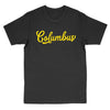 Columbus Script Yellow Unisex T-Shirt