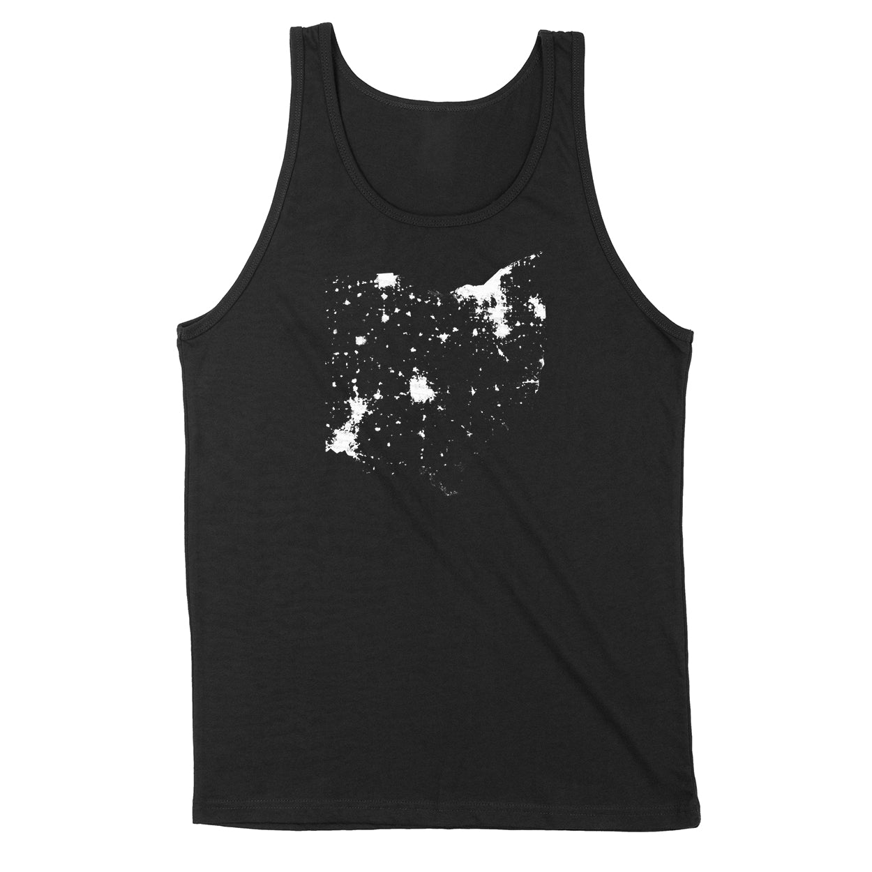 Ohio From Space Men's Unisex Tank - Clothe Ohio - Soft Ohio Shirts