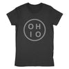 Circle Ohio Gray Women's T-Shirt