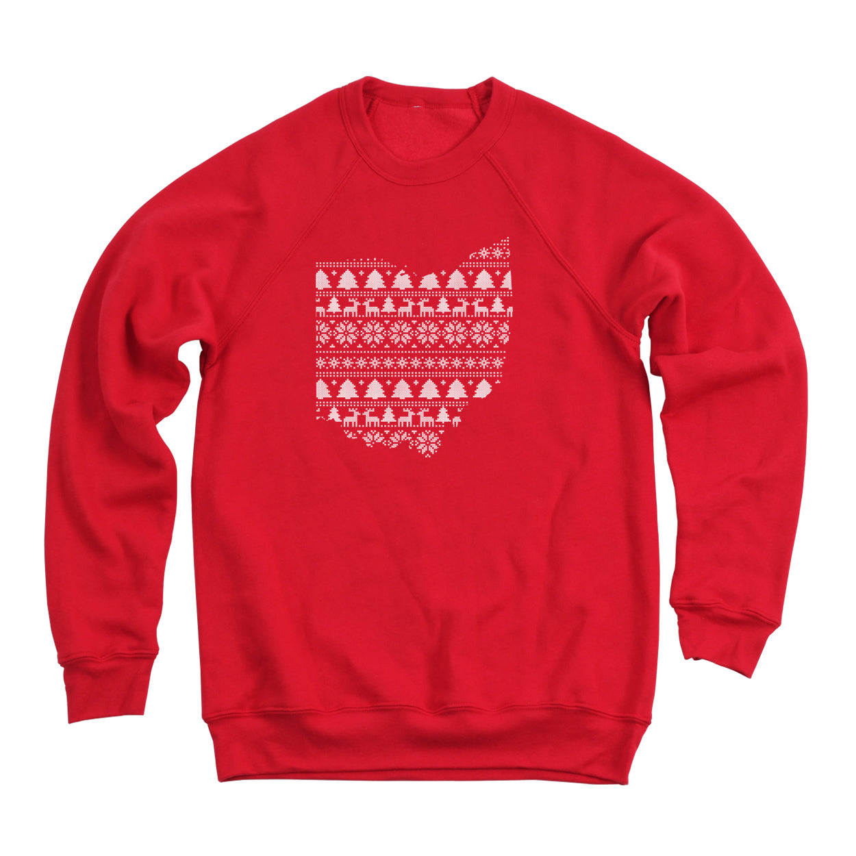 Ohio Christmas Stitch Ultra Soft Sweatshirt
