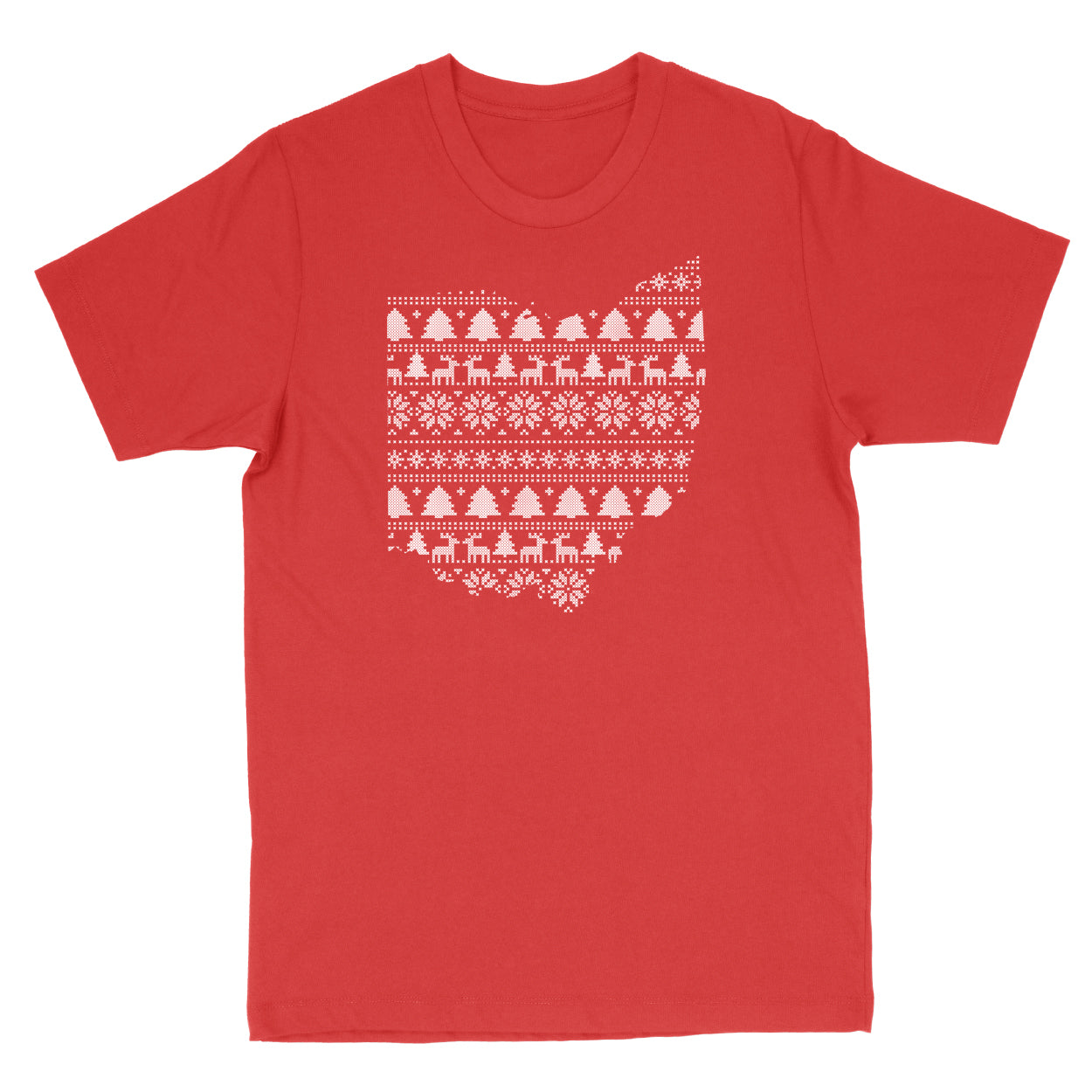 Ohio Christmas Stitch Men's T-Shirt