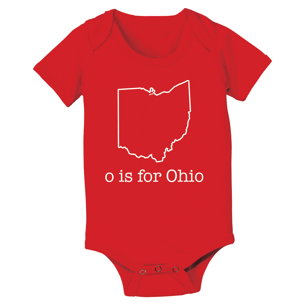 O Is For Ohio Baby One Piece - Clothe Ohio - Soft Ohio Shirts