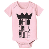 Ohio Girls Rule Baby One Piece