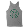 Circle Ohio Forest Green Men's Unisex Tank - Clothe Ohio - Soft Ohio Shirts
