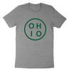 Circle Ohio Forest Green Youth T-Shirt - Clothe Ohio - Soft Ohio Shirts