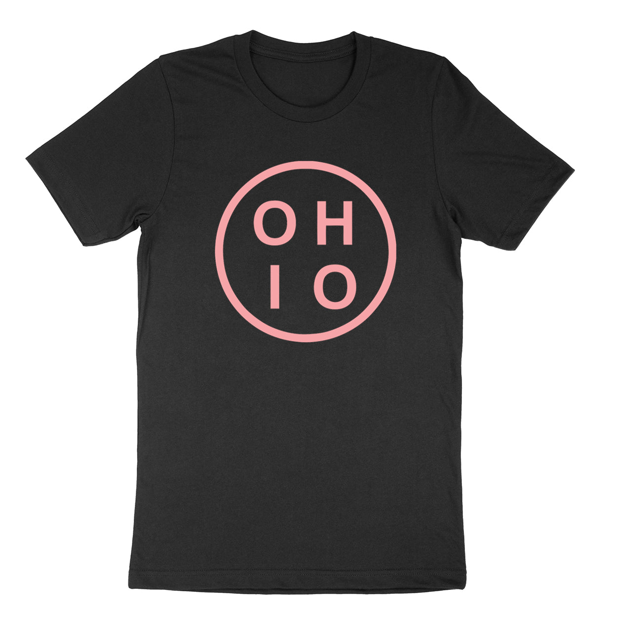 Circle Ohio Piink Youth T-Shirt - Clothe Ohio - Soft Ohio Shirts