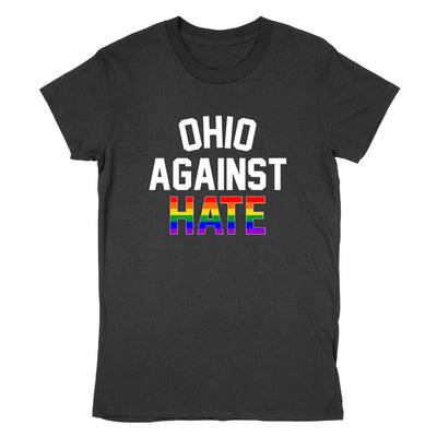 Ohio Against Hate Women's T-Shirt - Clothe Ohio - Soft Ohio Shirts