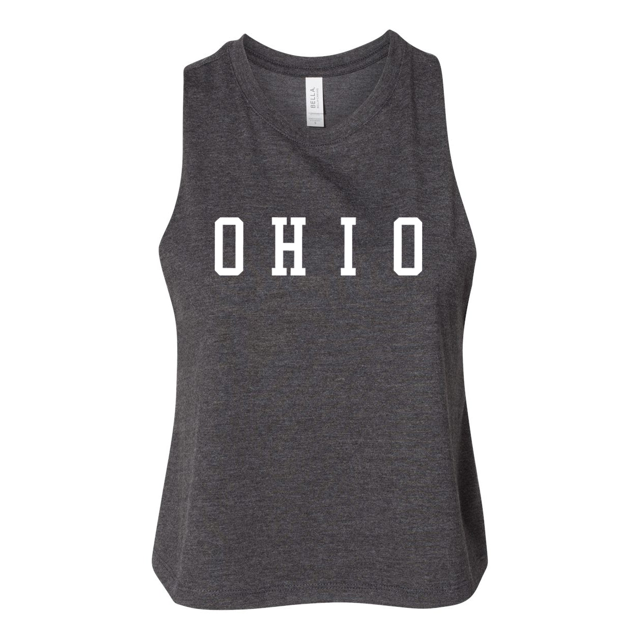 Ohio Varsity Women's Racerback Cropped Tank