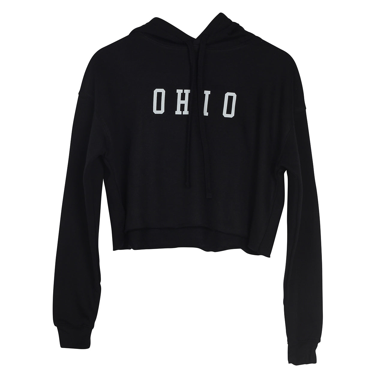 Ohio Varsity Women's Cropped Hoodie - Clothe Ohio - Soft Ohio Shirts