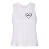 Cincinnati Heart Women's Racerback Cropped Tank