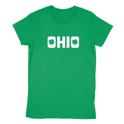 Shamrocks in Ohio Women's T-Shirt - Clothe Ohio - Soft Ohio Shirts
