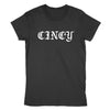 Cincy Gothic White Women's T-Shirt - Clothe Ohio - Soft Ohio Shirts