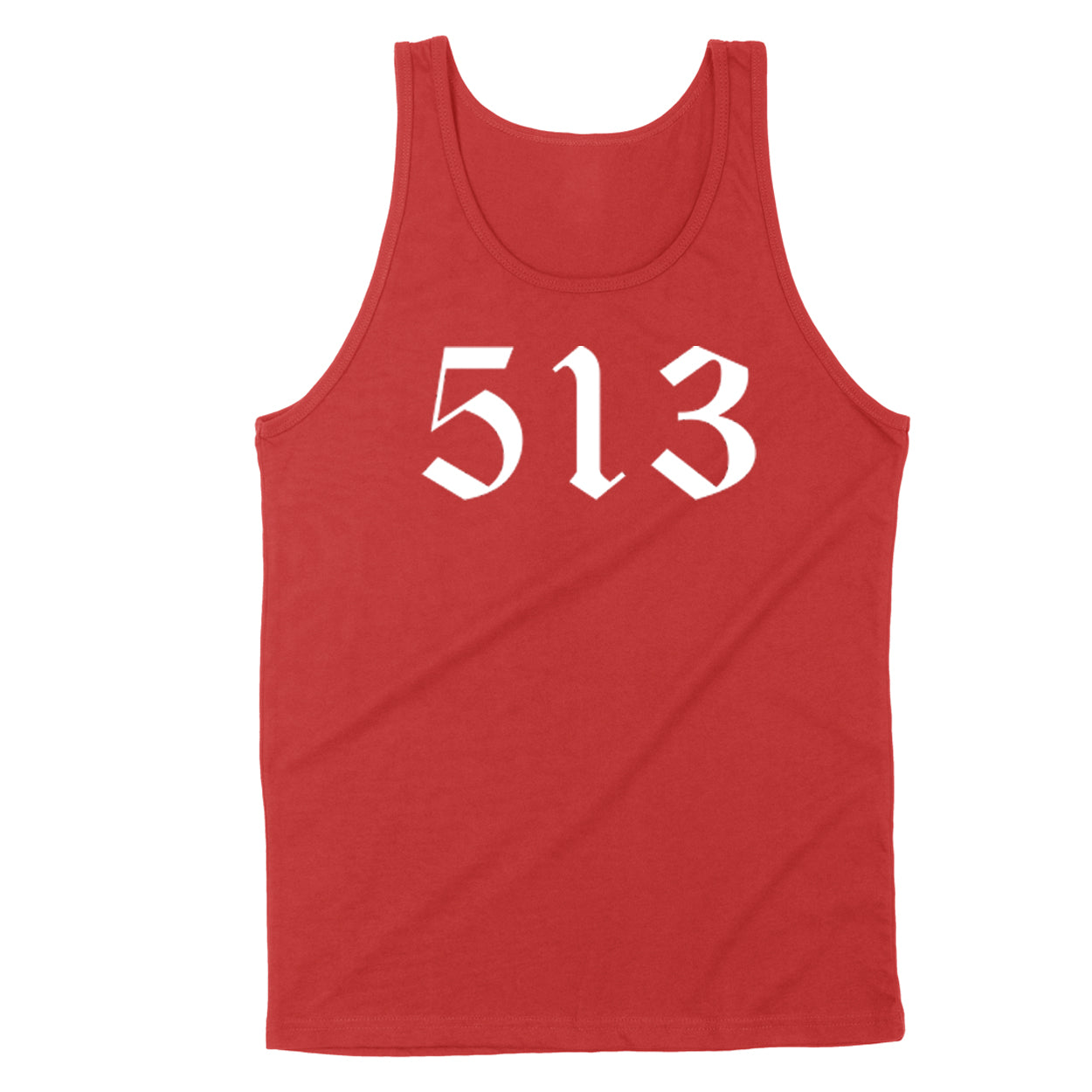 513 White Men's Unisex Tank - Clothe Ohio - Soft Ohio Shirts