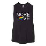More Love Pride Ohio Women's Racerback Cropped Tank