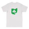 Ohio Shamrock in Green Men's T-shirt - Clothe Ohio - Soft Ohio Shirts