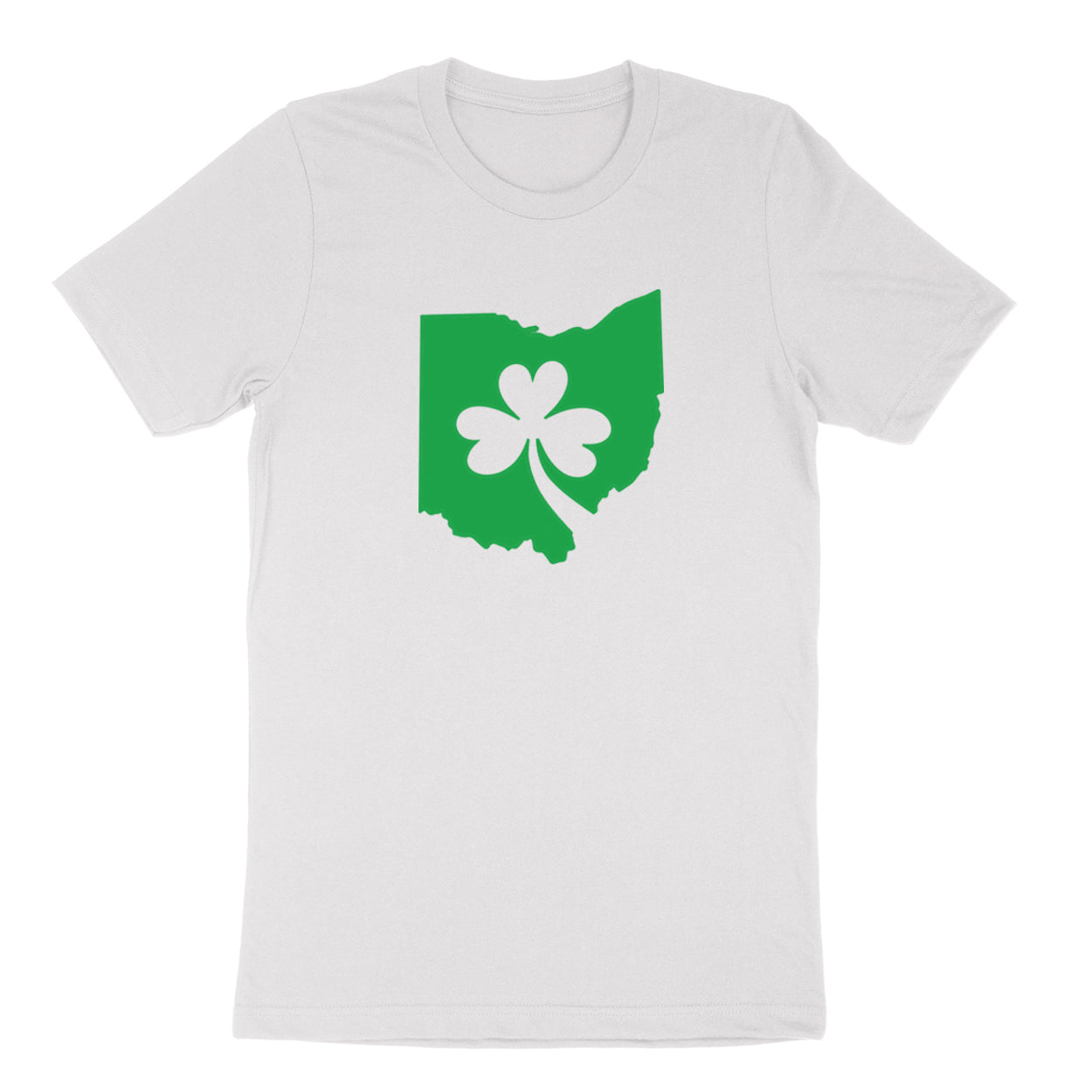 Ohio Shamrock in Green Youth T-Shirt - Clothe Ohio - Soft Ohio Shirts
