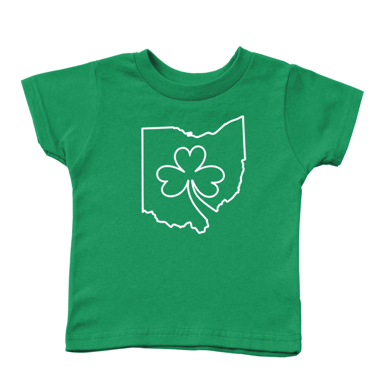 Ohio one line Shamrock Toddler T-Shirt - Clothe Ohio - Soft Ohio Shirts