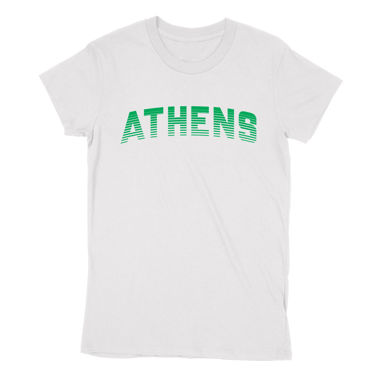 ATHENS Sport in Green Women's T-Shirt - Clothe Ohio - Soft Ohio Shirts