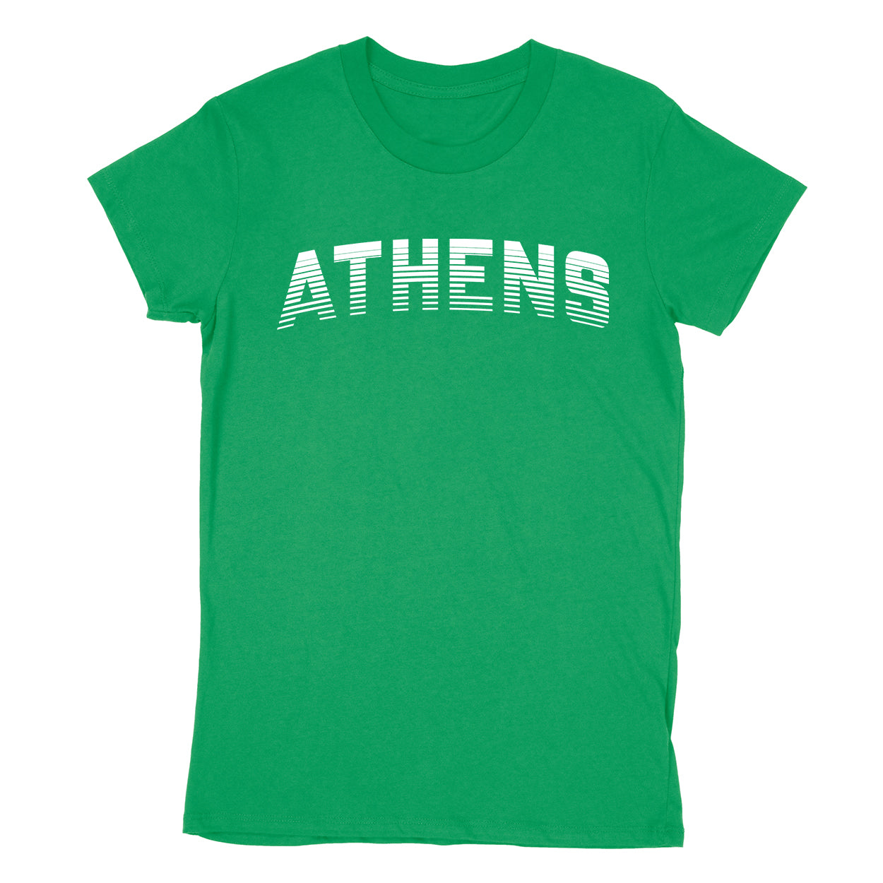ATHENS Sport in White Women's T-Shirt - Clothe Ohio - Soft Ohio Shirts