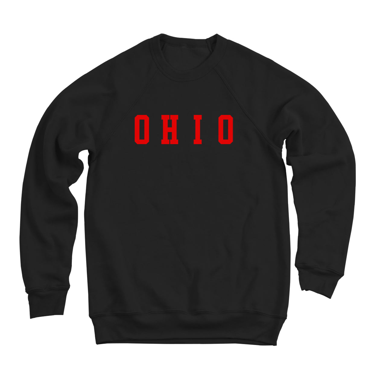 Ohio Varsity Flock Red Ultra Soft Sweatshirt