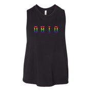 Ohio Pride Varsity Women's Racerback Cropped Tank