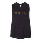 Ohio Pride Varsity Women's Racerback Cropped Tank