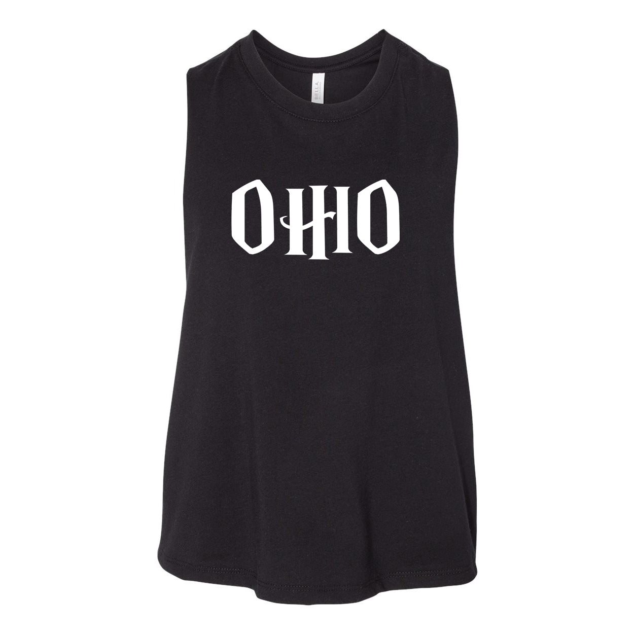 Ohio Wizard Women's Racerback Cropped Tank