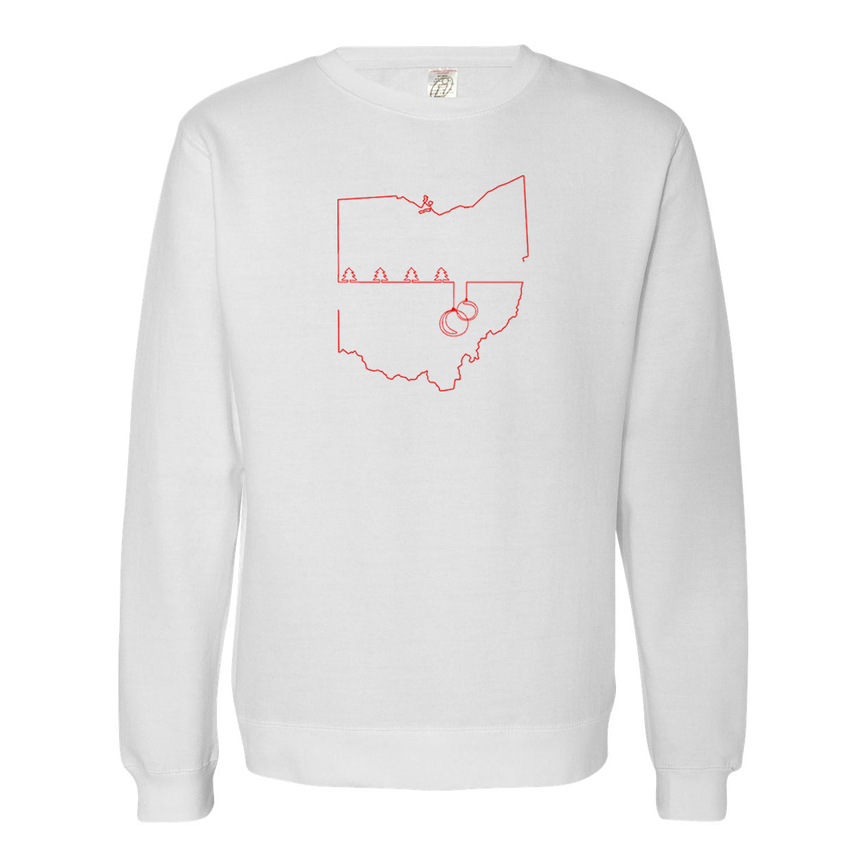 Ohio Christmas Oneline Soft Sweatshirt