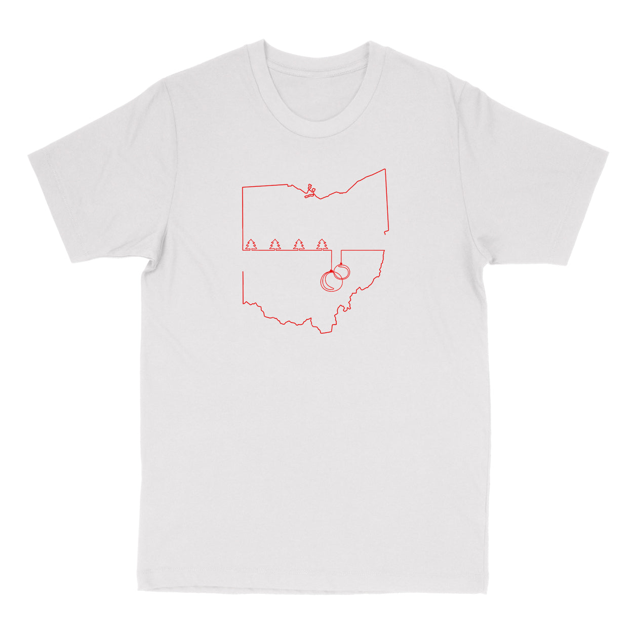 Ohio Christmas Oneline Men's T-Shirt