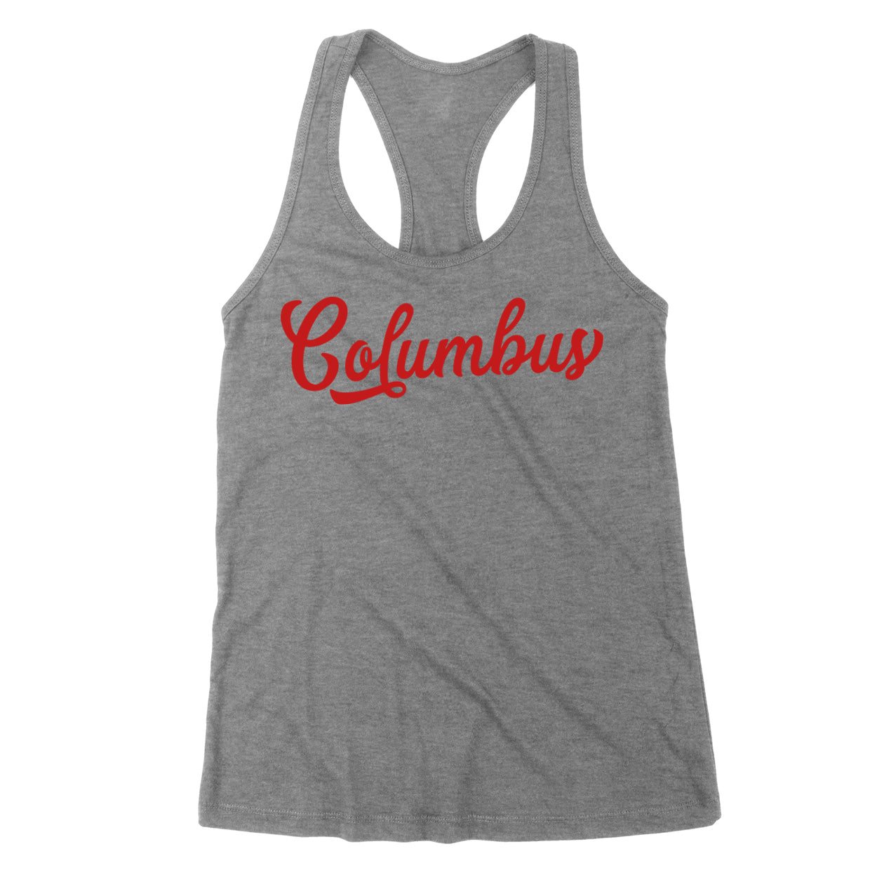 Columbus Script Red Women's Tank