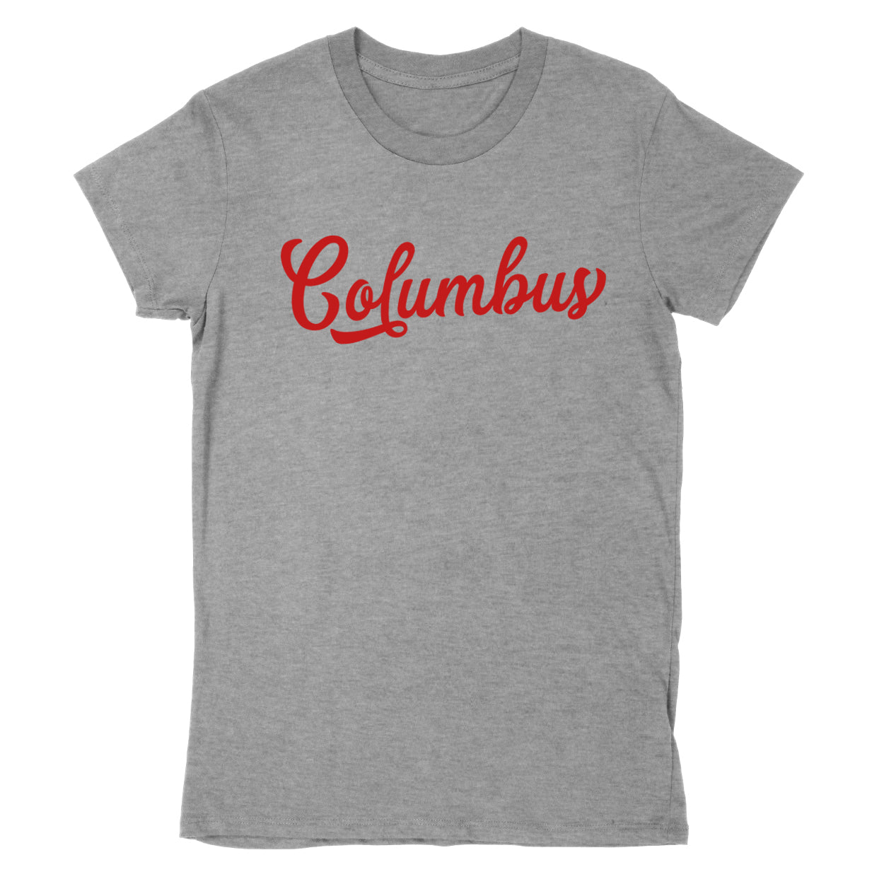 Columbus Script Red Women's T-Shirt