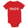 Hearts Ohio Baby One Piece