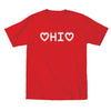Hearts Ohio Soft Toddler T-Shirt