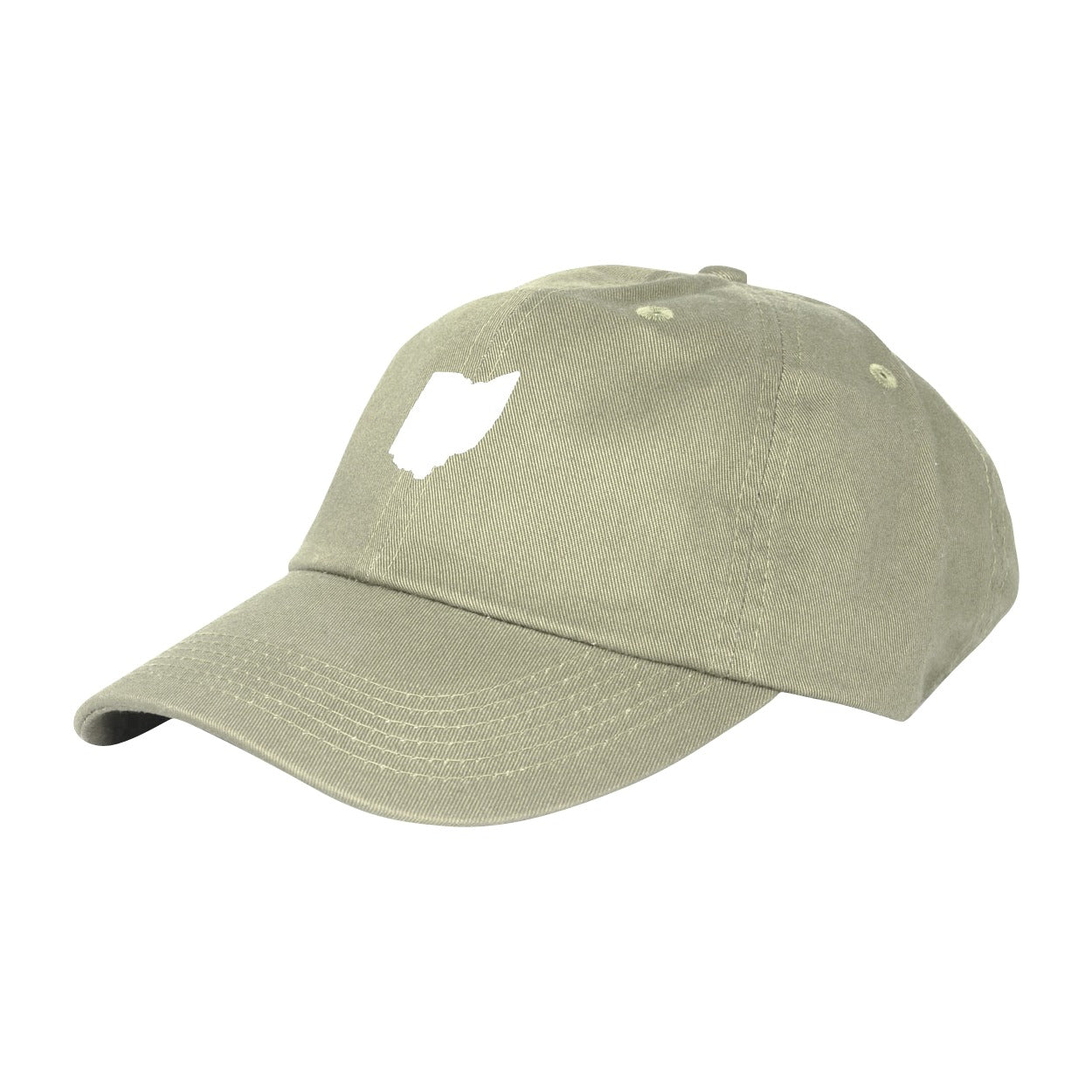 Mini Ohio (White) Dad Hat - Clothe Ohio - Soft Ohio Shirts