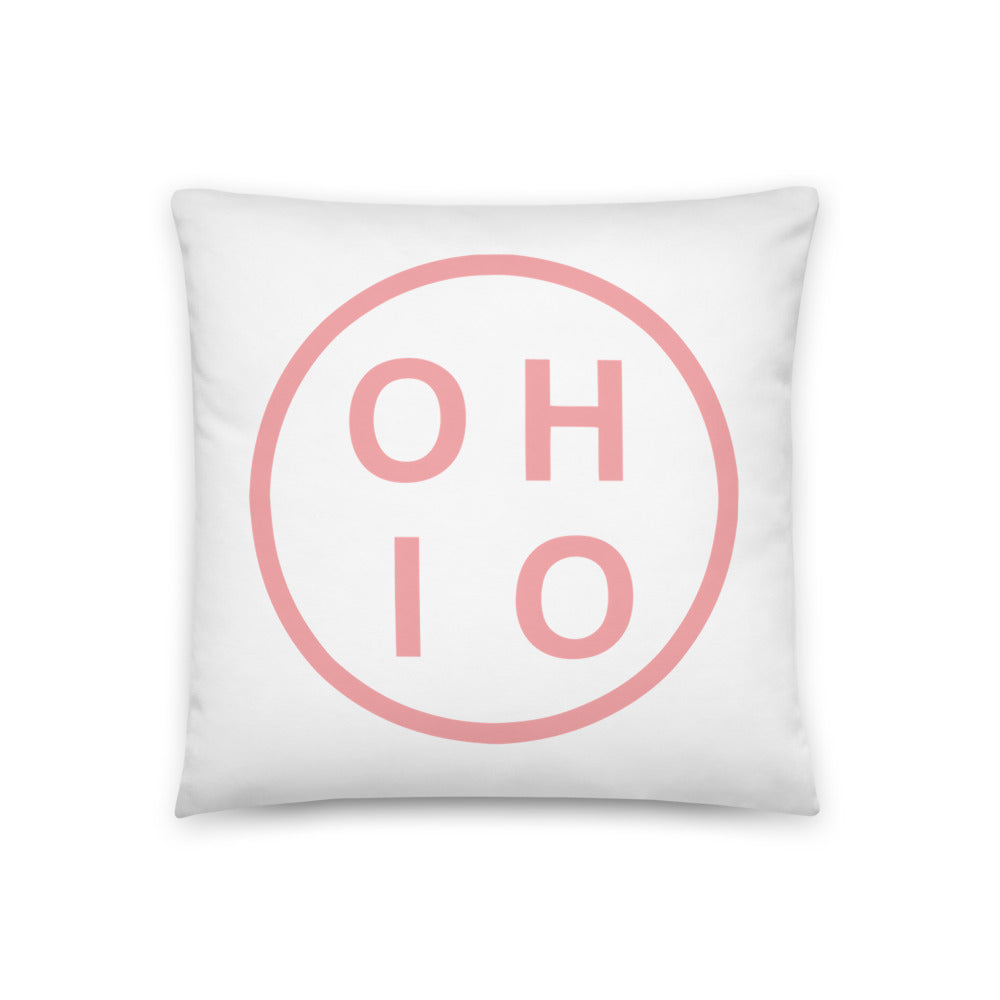Circle Ohio Soft Pillow