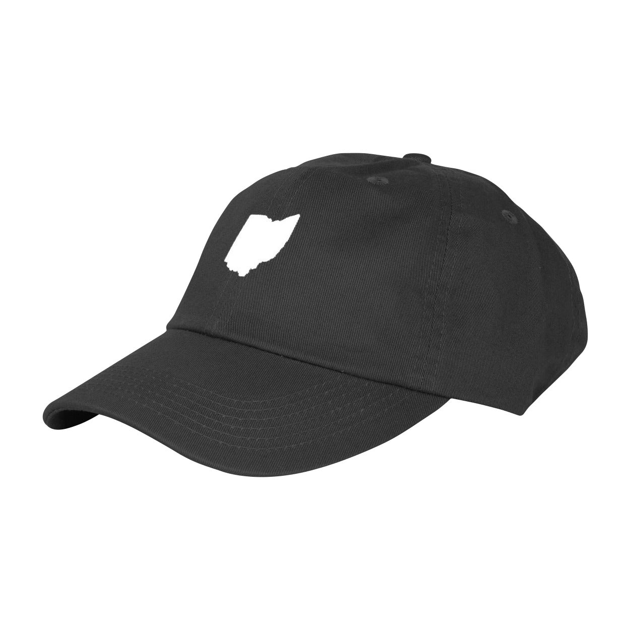 Mini Ohio (White) Dad Hat - Clothe Ohio - Soft Ohio Shirts