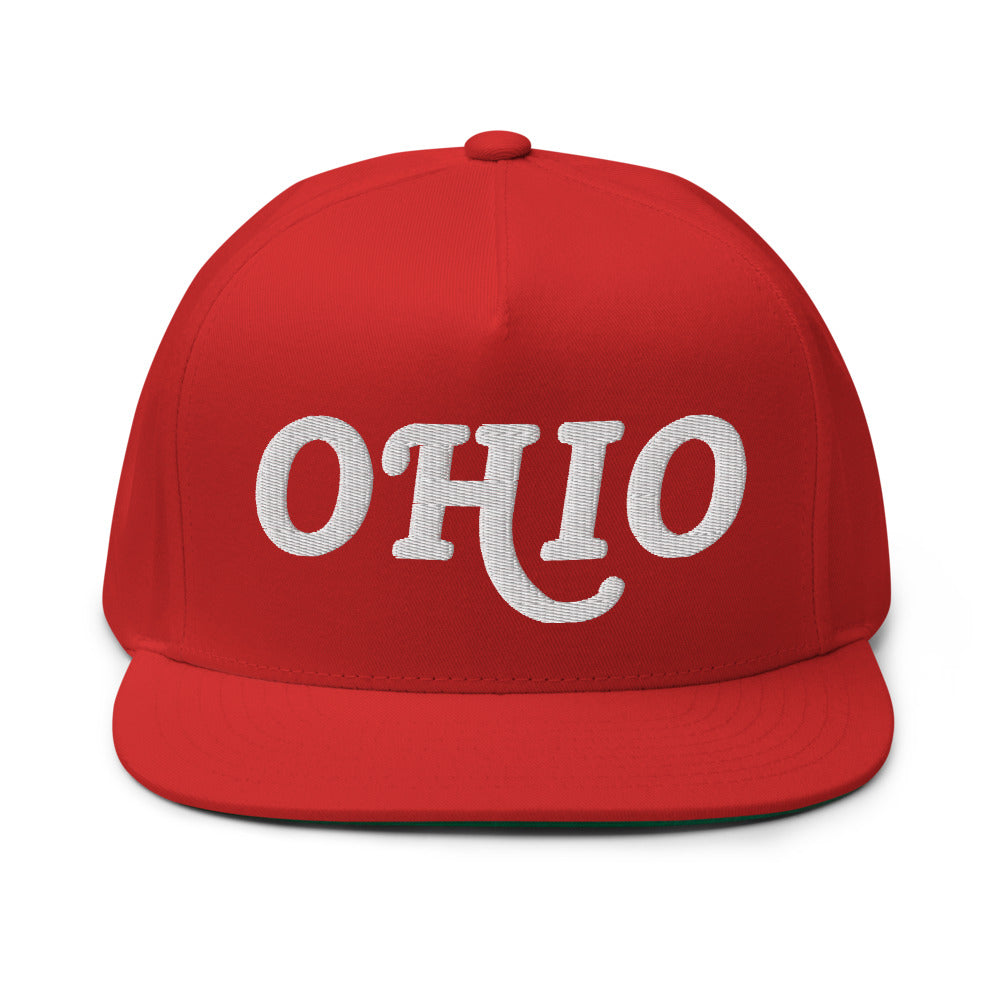 Ohio 70s Flat Bill Hat