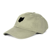 Small Ohio Black Patch Dad Hat - Clothe Ohio - Soft Ohio Shirts